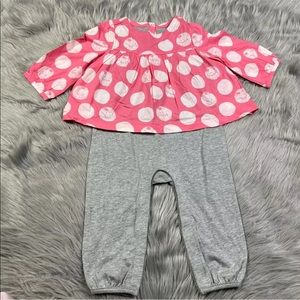 Baby Gap 12-18 Months Dumbo Disney Pink Gray One Piece Romper